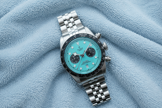 Tudor Black Bay Chrono 79360N Turquoise Dial 'Blue Flamingo'