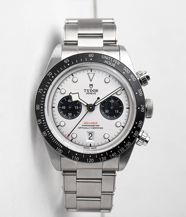 Tudor Black Bay Chrono 79360N White Dial – Belmont Watches
