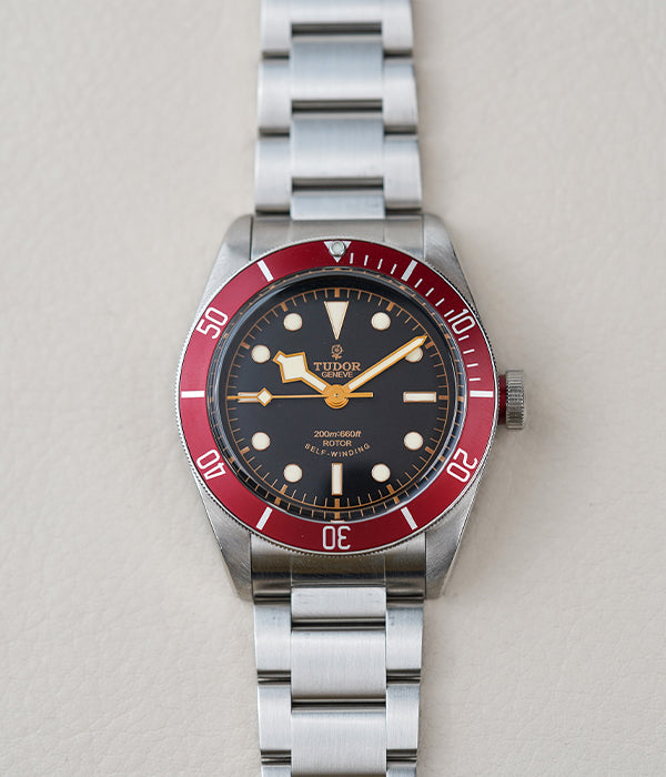 Tudor Black Bay Red 'Smiley' 79220R – Belmont Watches