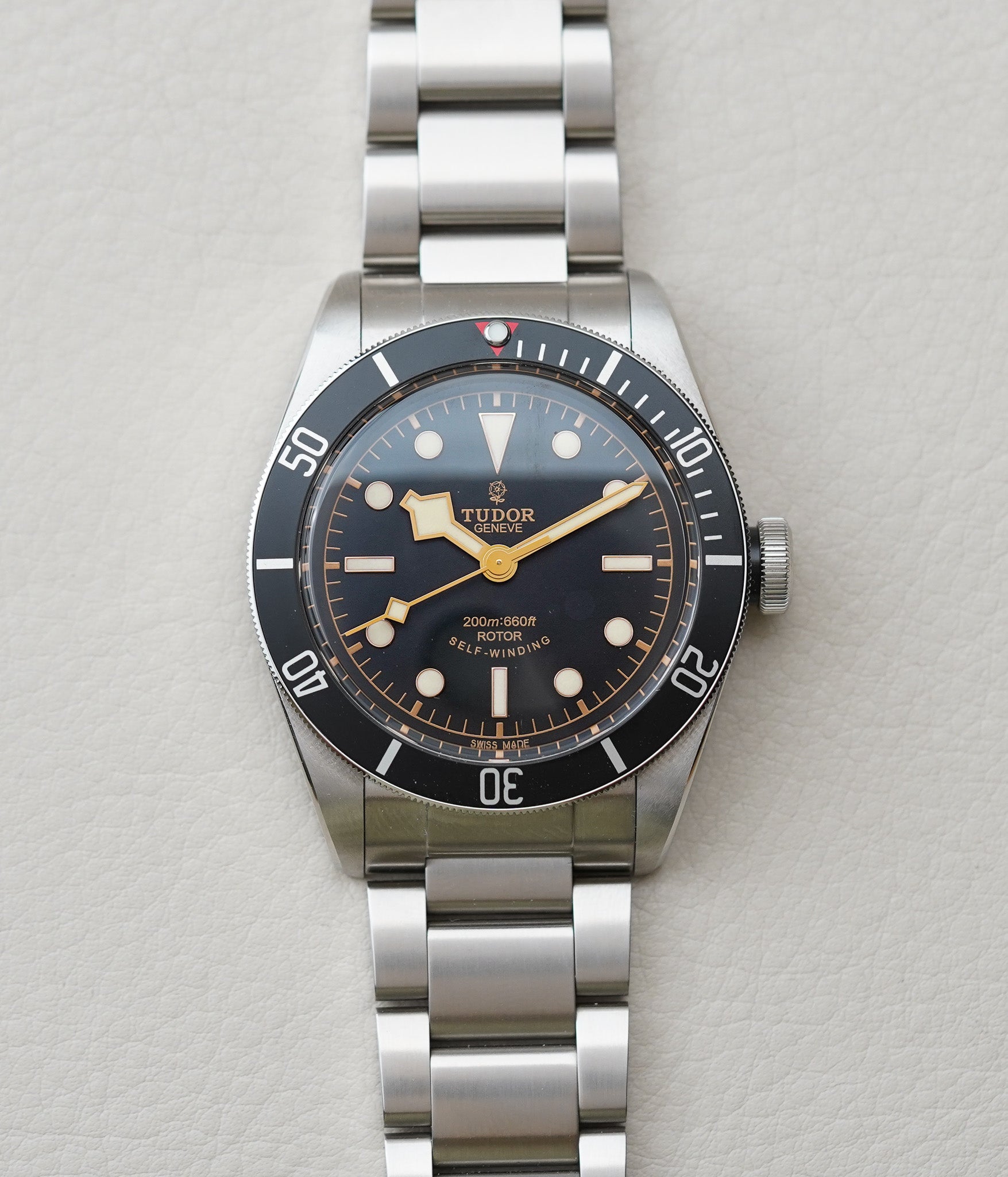Tudor Black Bay 'Smiley' Black 79220N – Belmont Watches