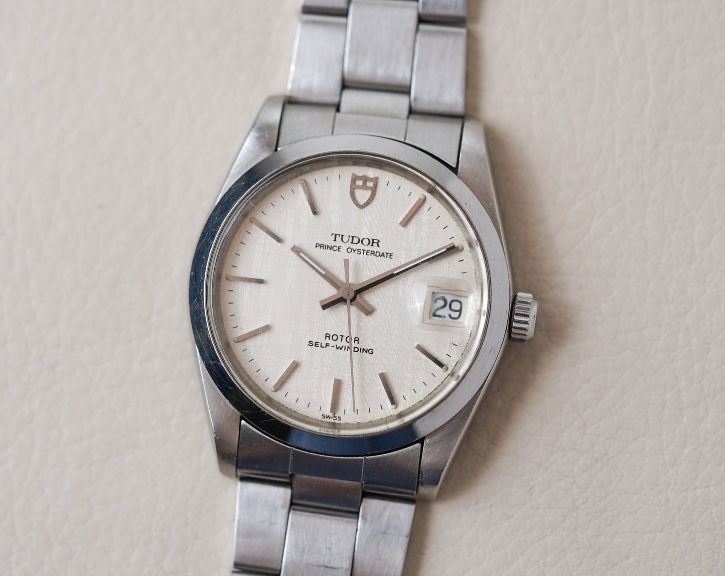 1988 Tudor Prince Oysterdate Linen Dial 74000N