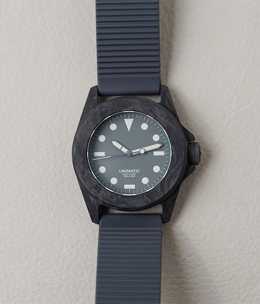 Unimatic x Hodinkee Modello Quattro Carbon U4S-C-H