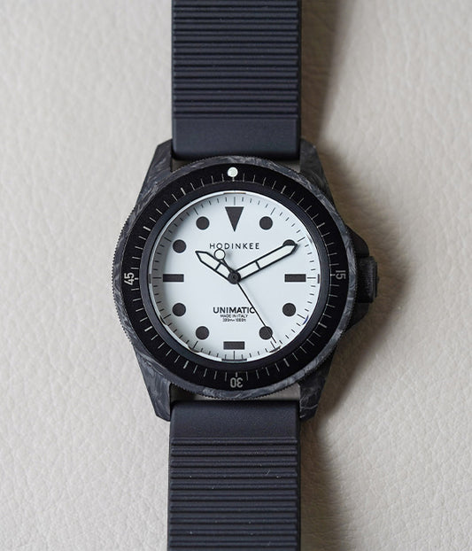 Unimatic x Hodinkee Modello Uno Carbon U1S-C-H