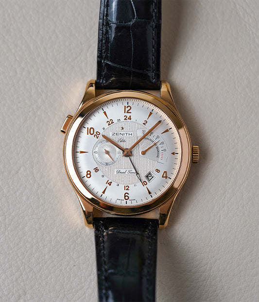 Zenith Elite Grande Class Reserve de Marche Dual Time 18.0520.683