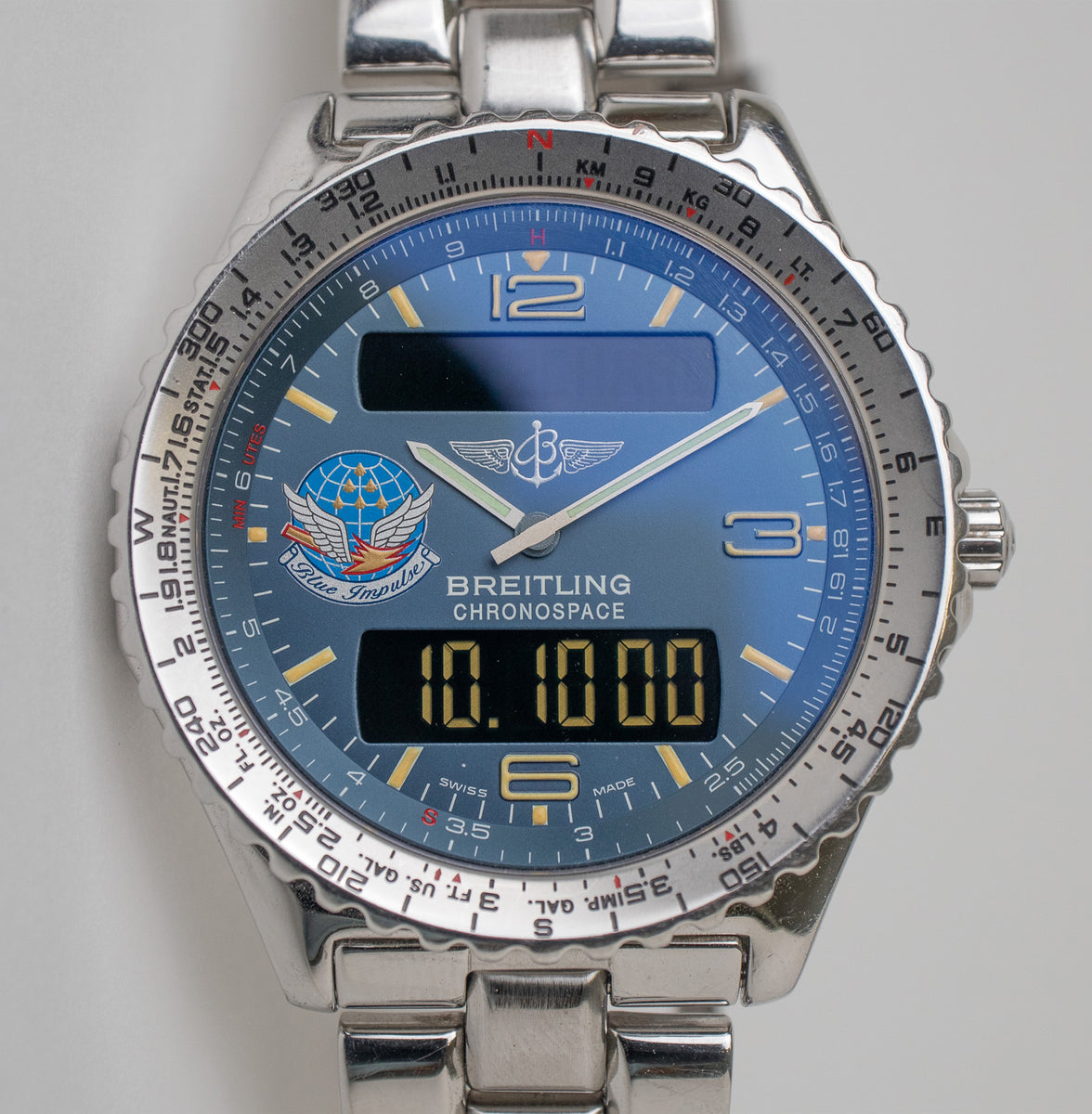 Breitling Chronospace Blue Impulse Belmont Watches
