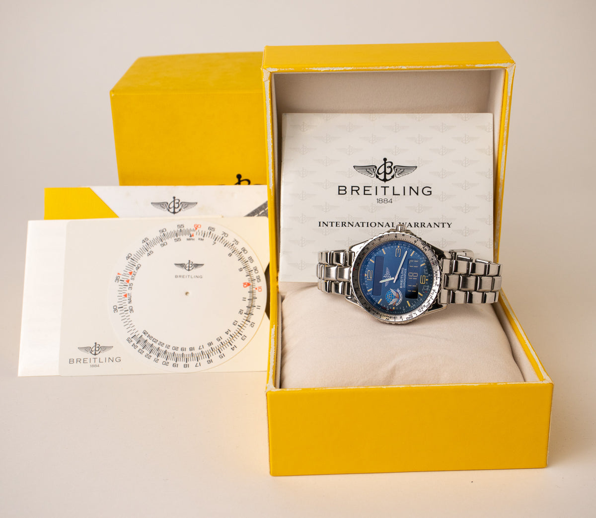 Breitling Chronospace Blue Impulse Belmont Watches