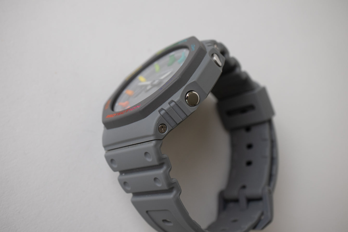 Custom Rainbow Casio G-Shock GA2100ET-8A Casioak