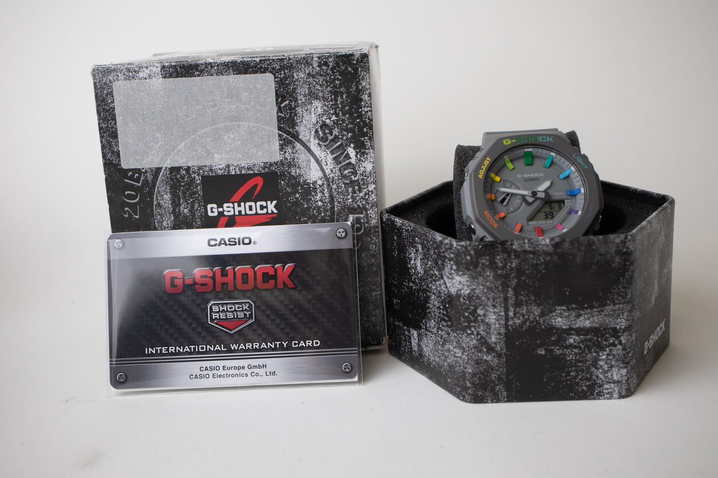Custom Rainbow Casio G-Shock GA2100ET-8A Casioak
