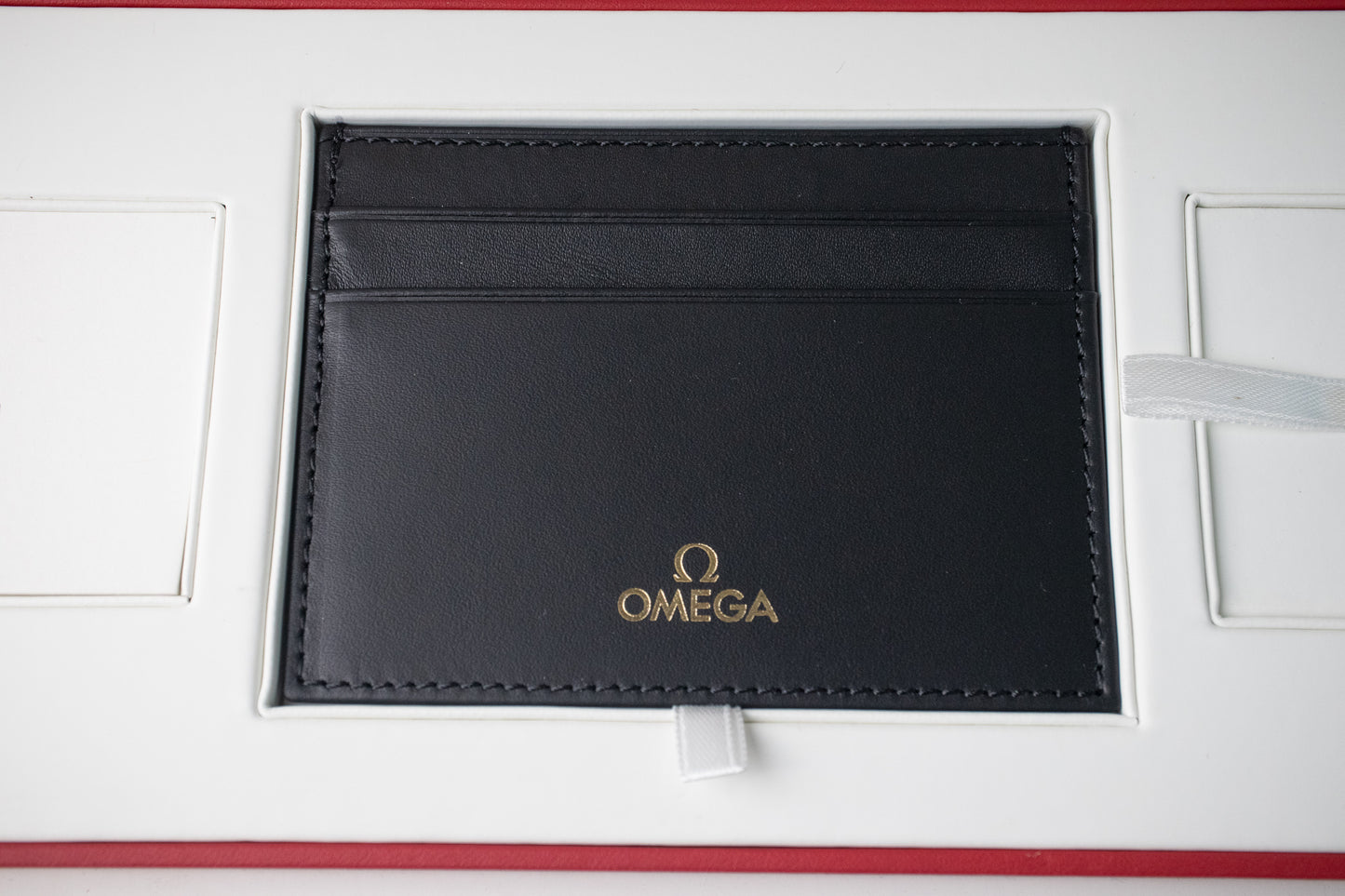 Omega Leather Card Holder Wallet