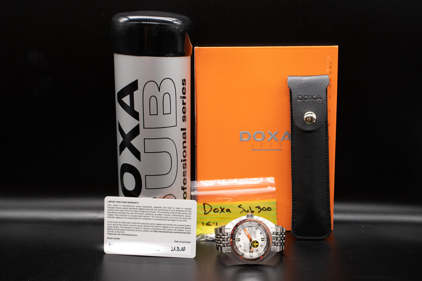 Pre-Owned Doxa Sub 300 Searambler ‘Silver Lung’ Limited Reissue Anniversary