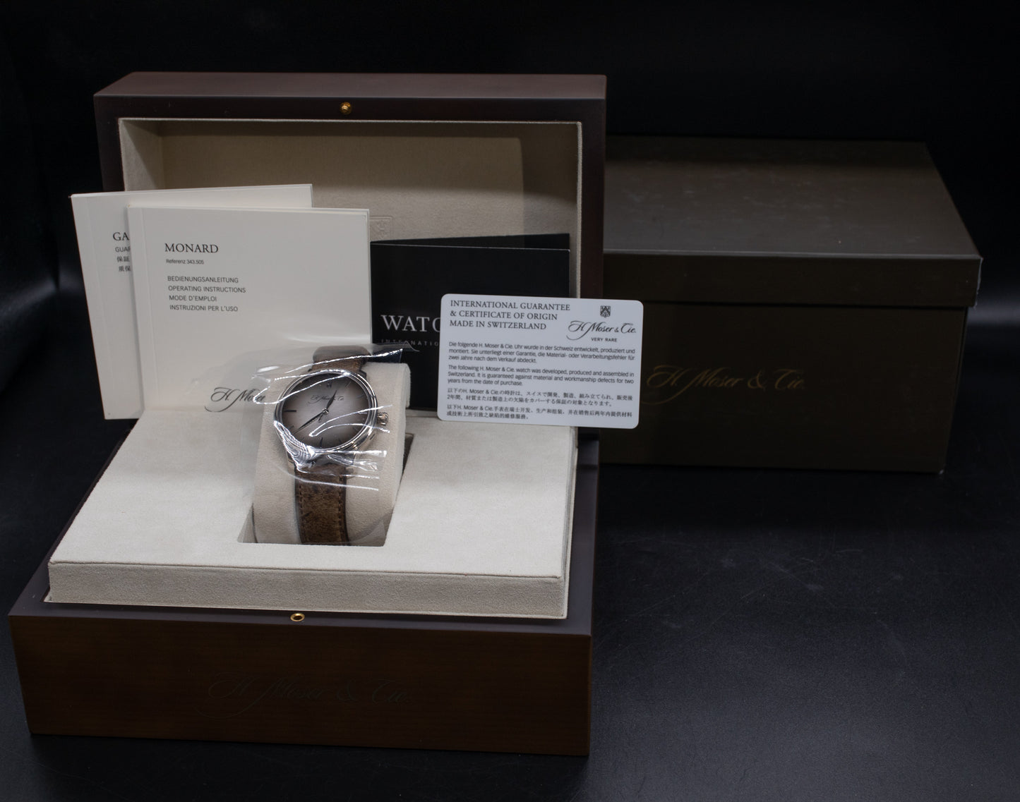 H.Moser & Cie Endeavour Centre Seconds WG Manual 1343-0205