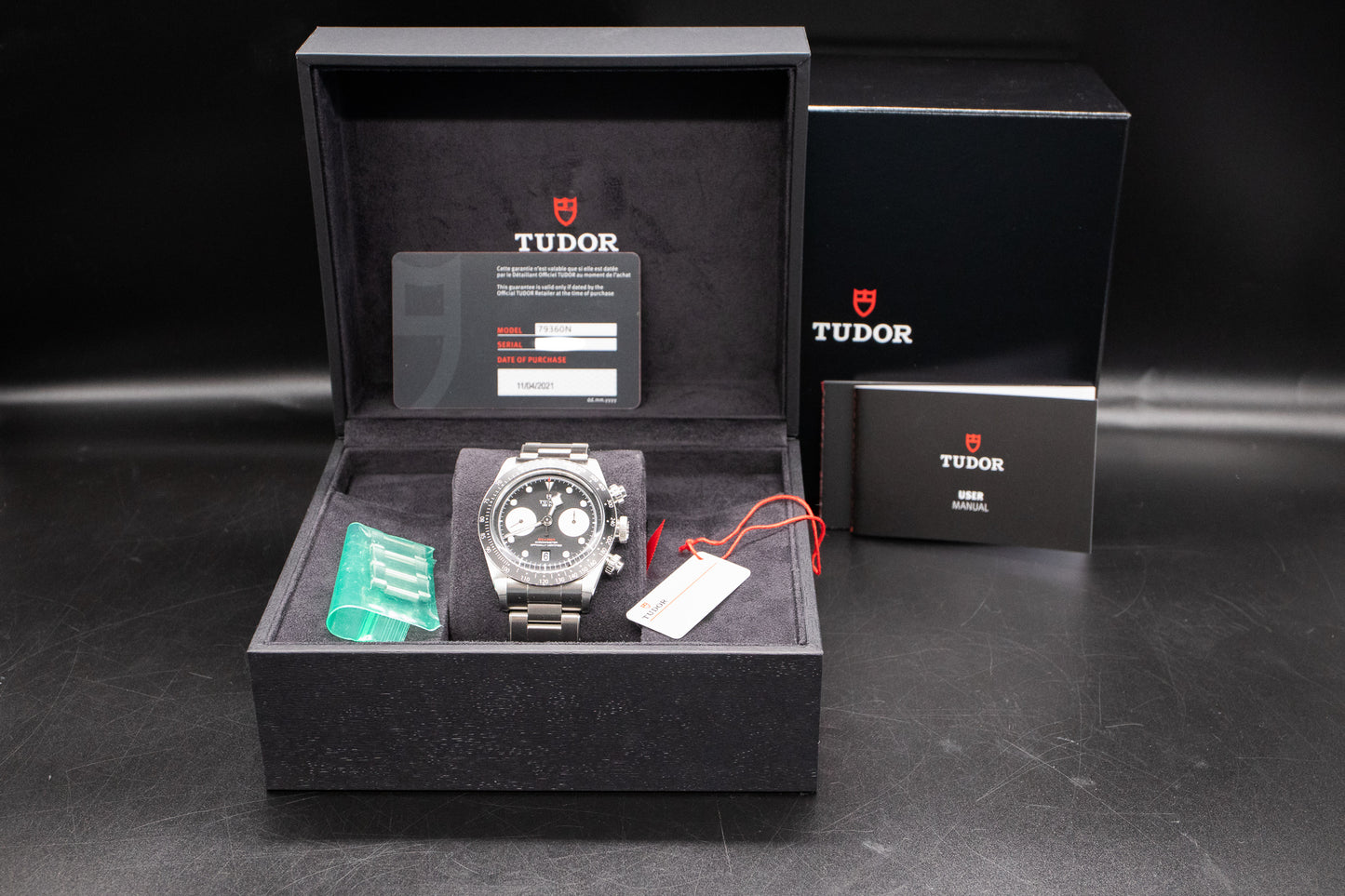 Pre-Owned Tudor Black Bay Chrono Black Dial M79360N