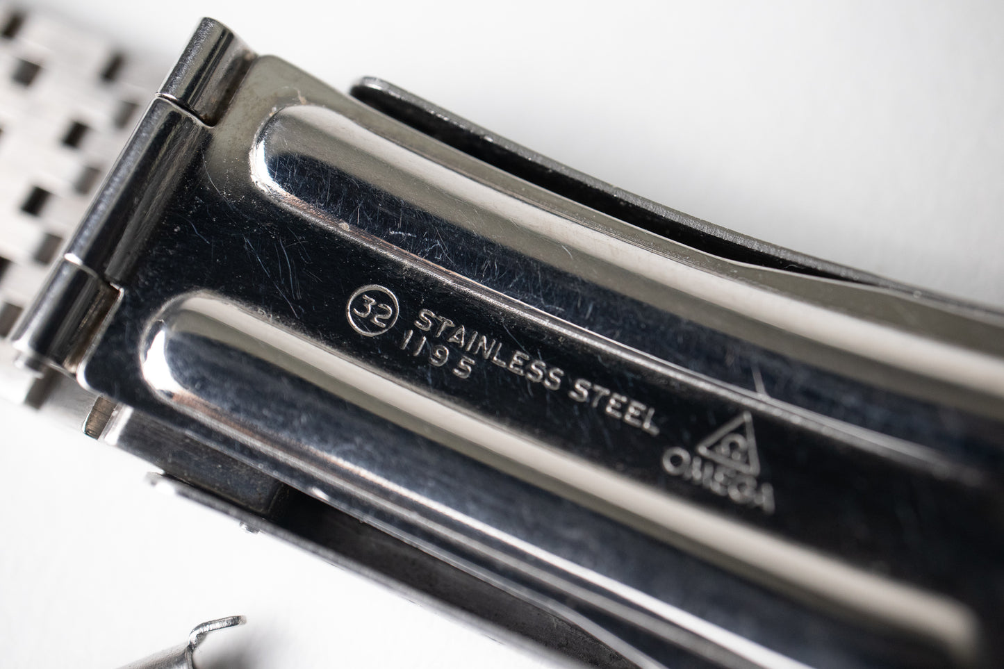 Omega 1195 32 Stainless Steel Bracelet 20mm 644 Endlinks