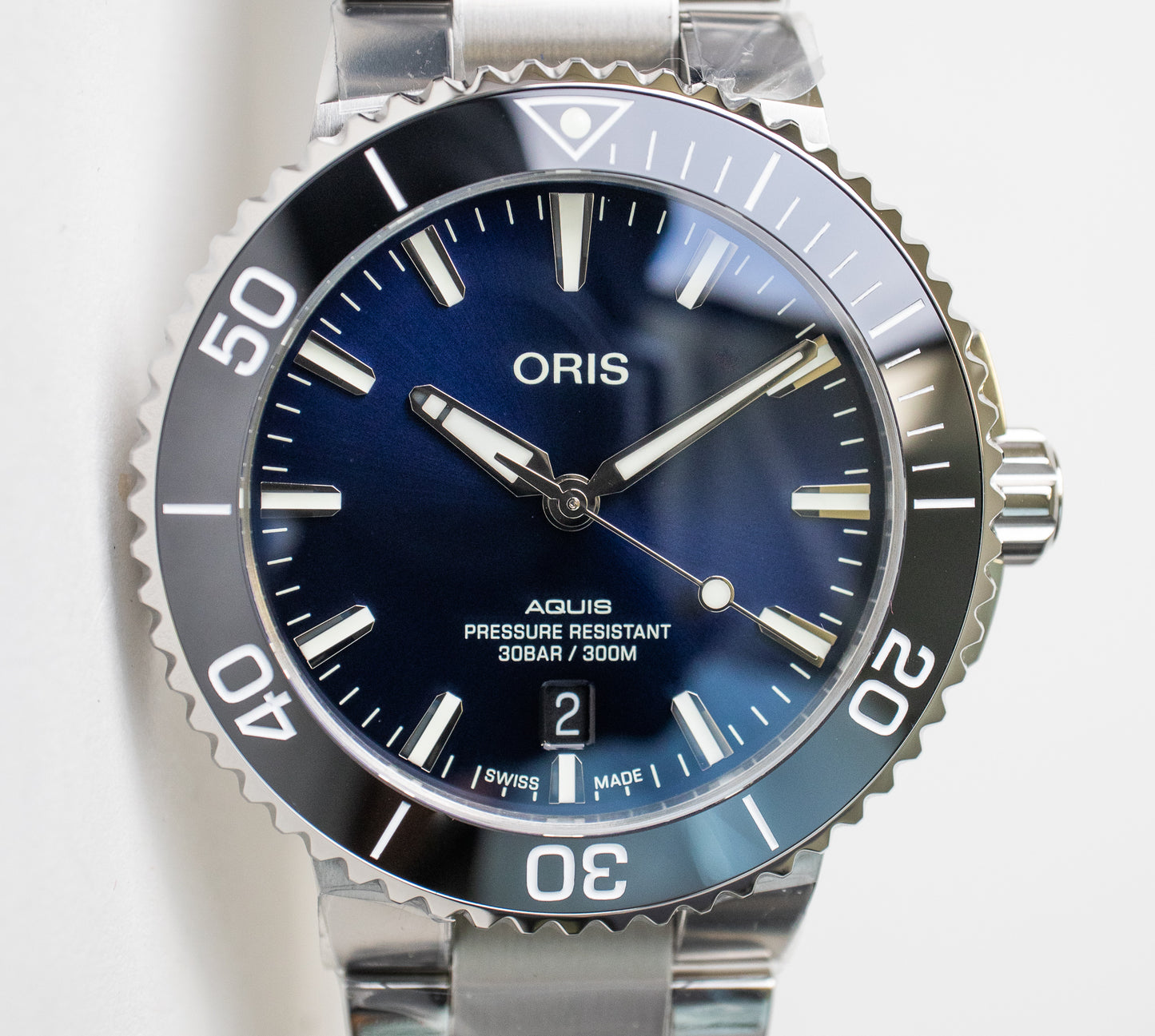 Oris Aquis Date Blue Dial