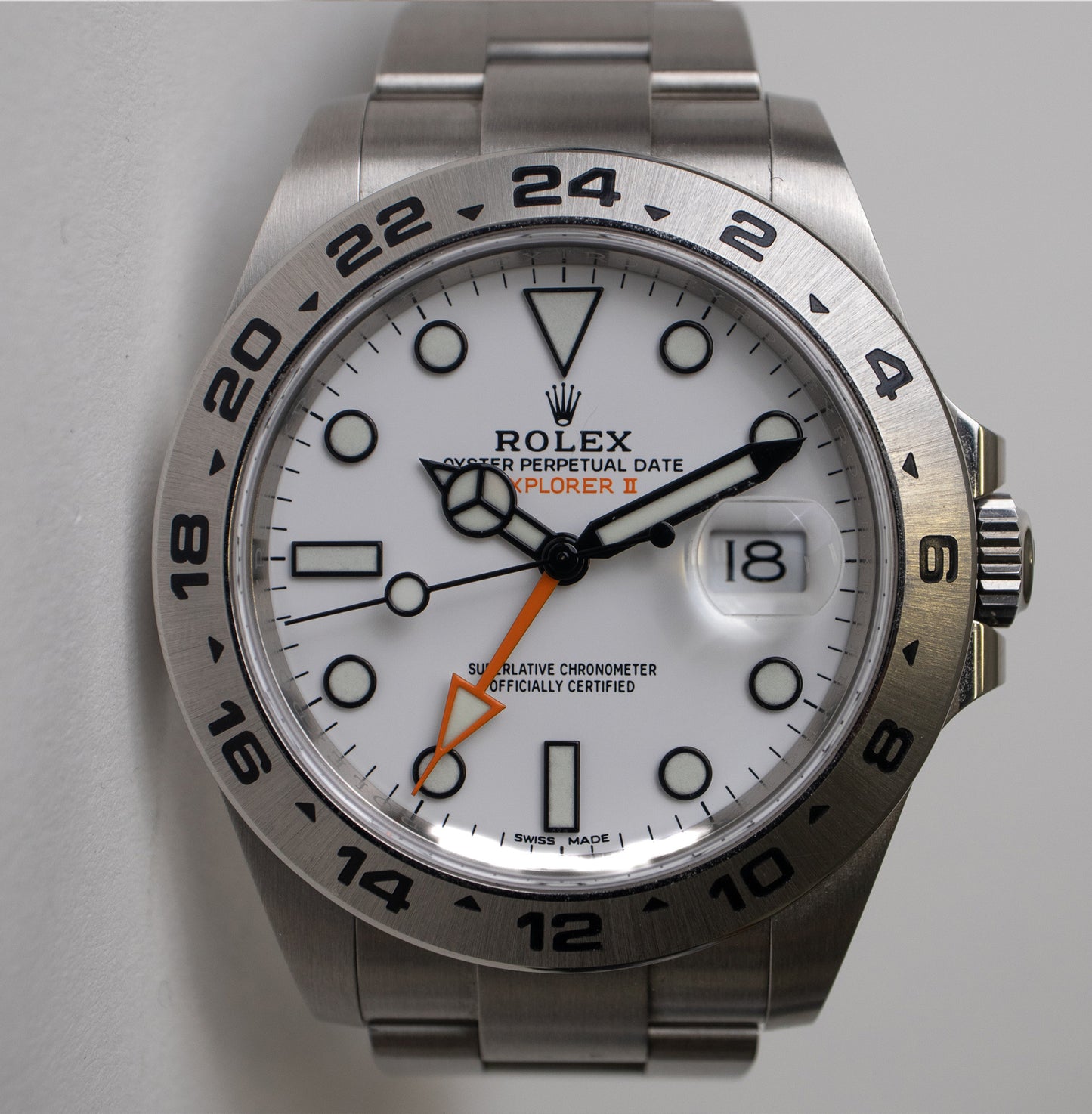 Rolex Explorer II 216570 White Dial