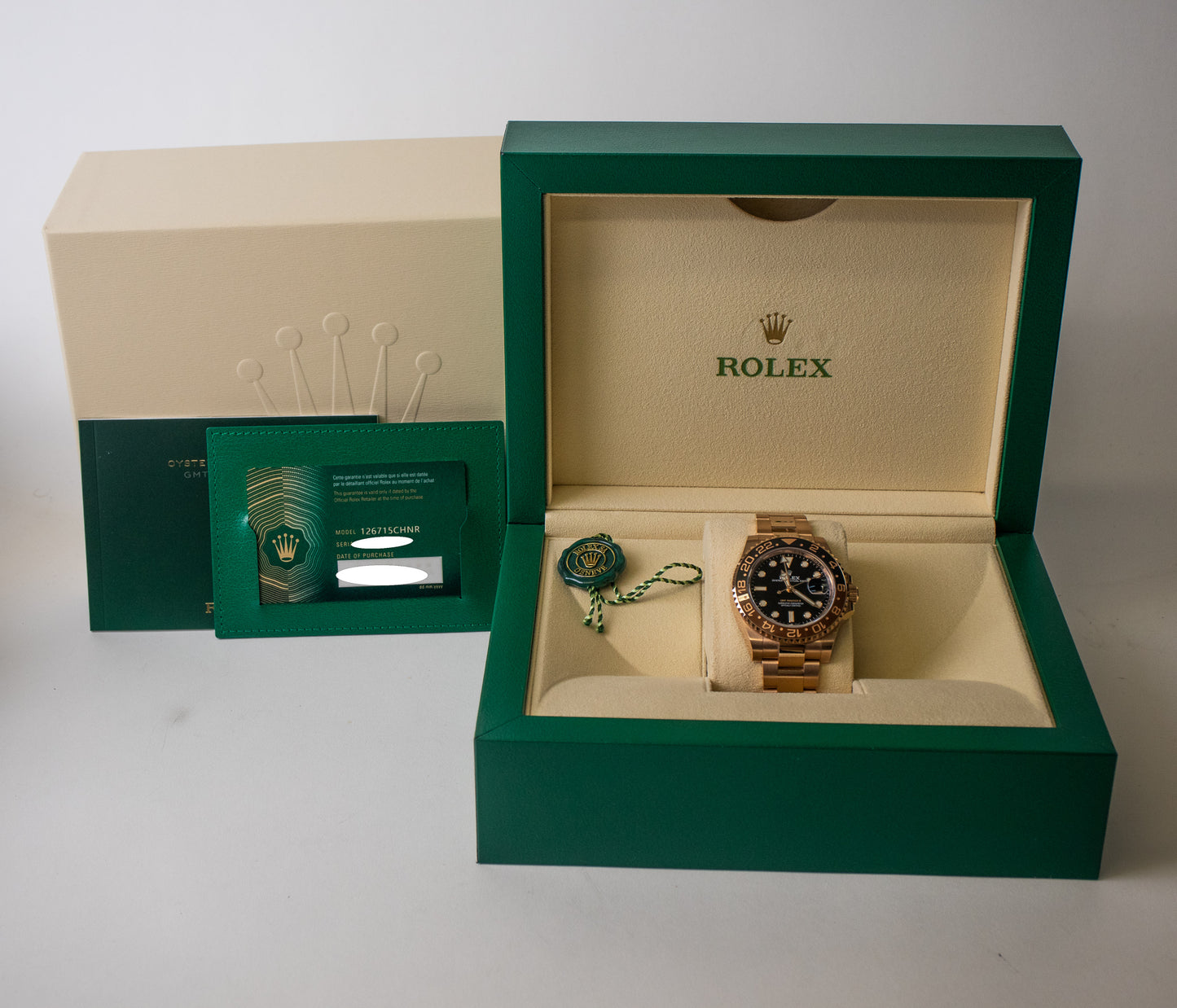 Rolex GMT Master 2 126715CHNR "Rootbeer"