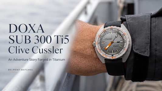 The DOXA SUB 300 Ti5 Clive Cussler: An Adventure Story Forged in Titanium