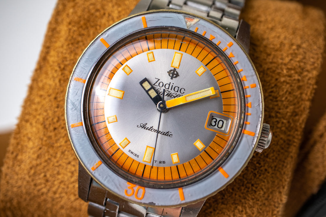 Exotic Dial Zodiac Sea Wolf 722-946B