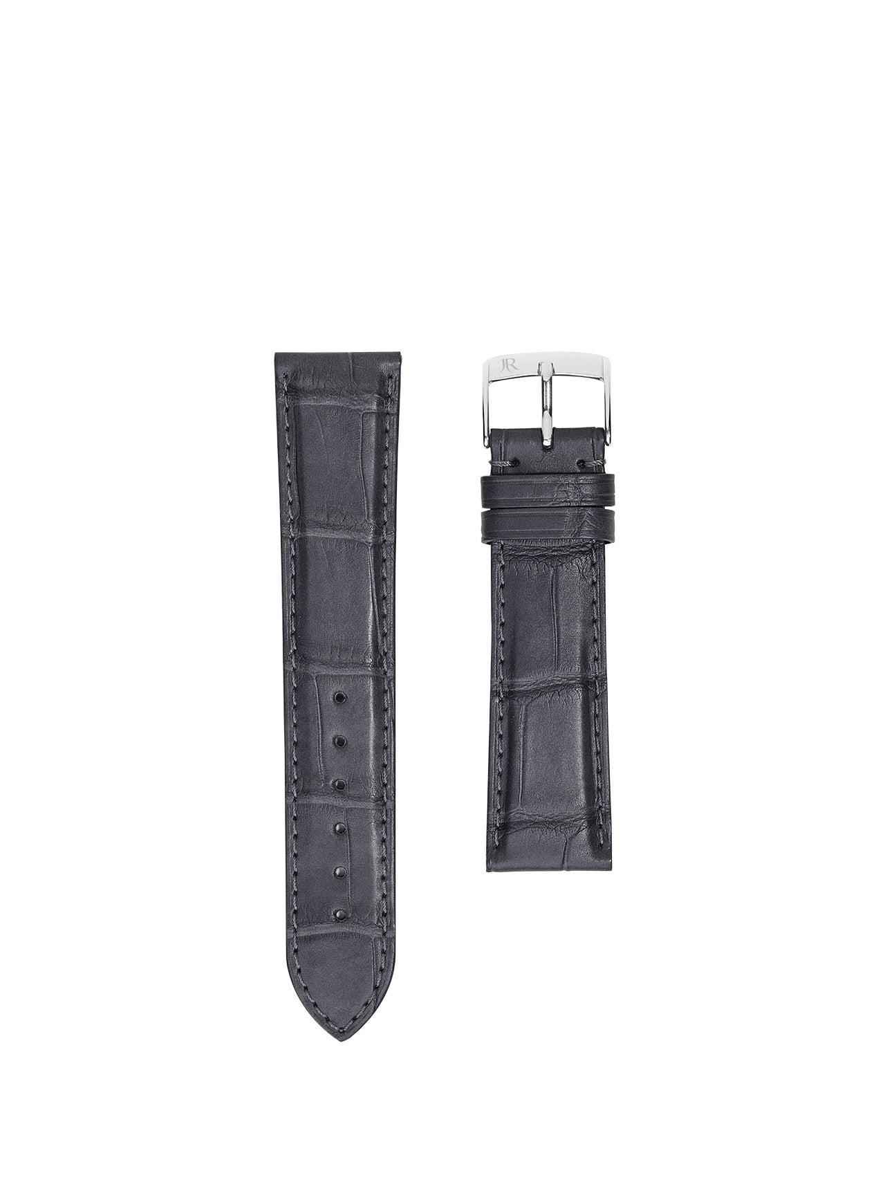 Jean Rousseau Classic 3.5 Watch Strap Anthracite Semi Matte Alligator