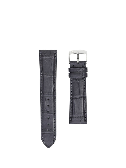 Jean Rousseau Classic 3.5 Watch Strap Anthracite Semi Matte Alligator