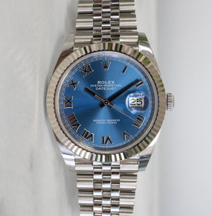 Rolex Datejust 126334 41mm Blue Roman