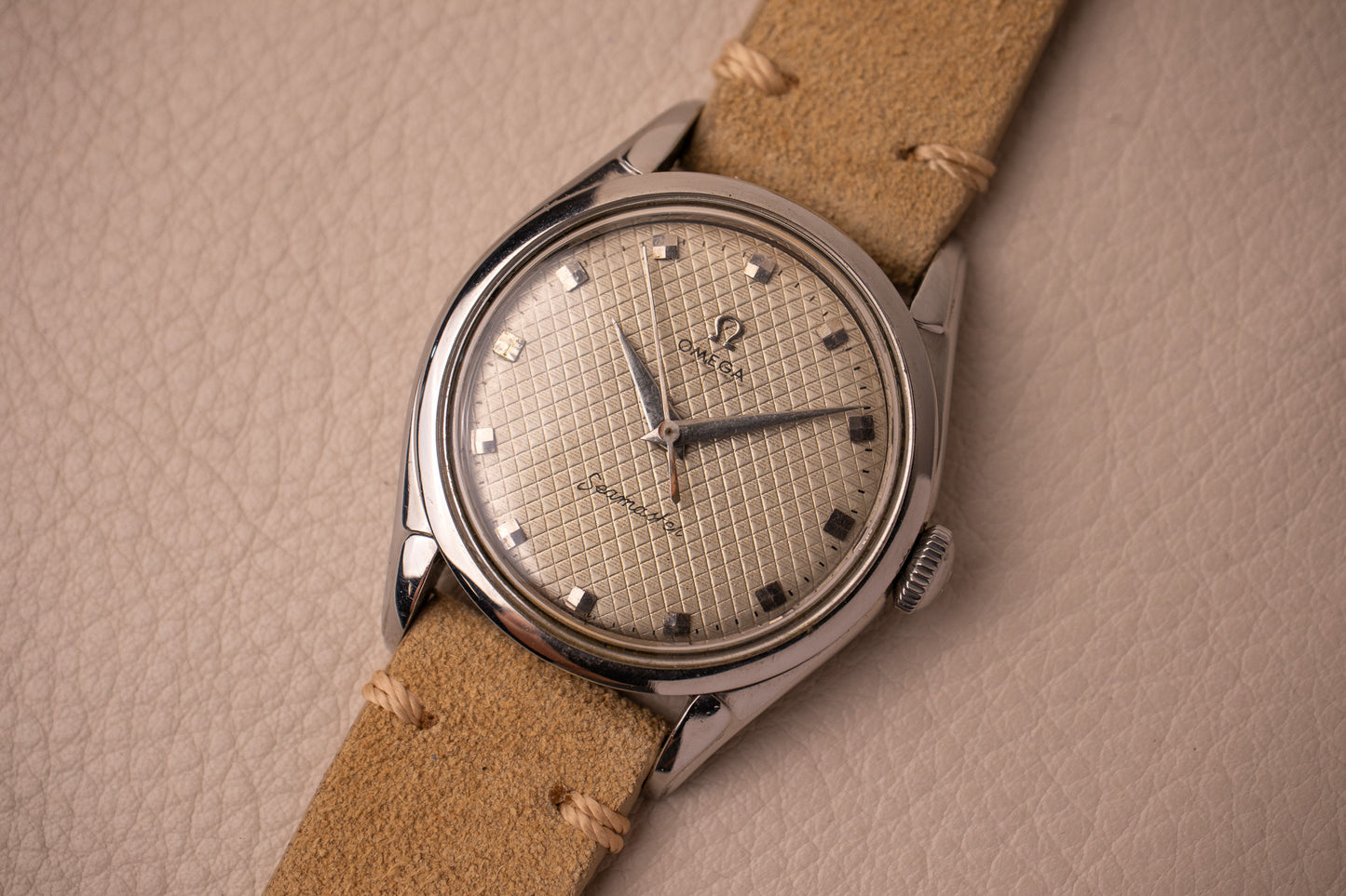 1952 Omega 2721sc with Honeycomb Dial