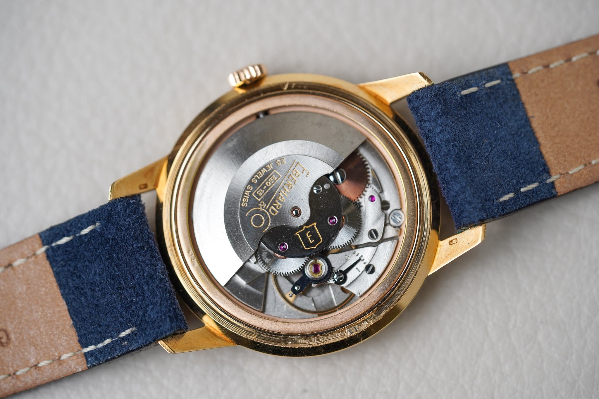 1960's Eberhard & Co 18kt Rose Gold
