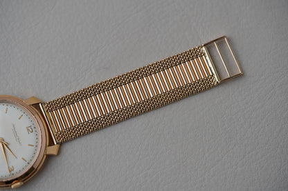 1960's IWC 18k Rose Gold Dress Watch Ref. 89 14k Rose Gold Bracelet