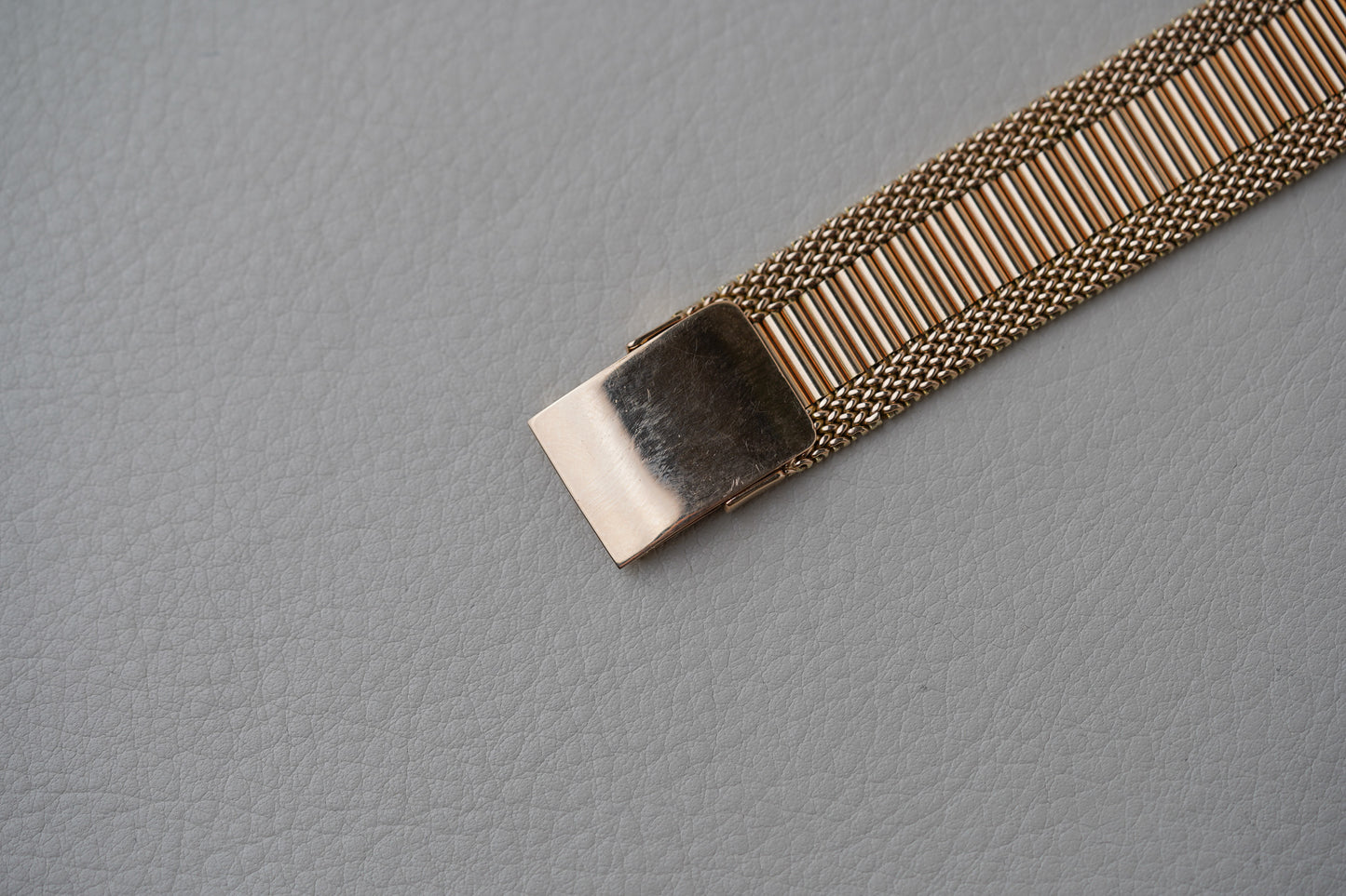 1960's IWC 18k Rose Gold Dress Watch Ref. 89 14k Rose Gold Bracelet