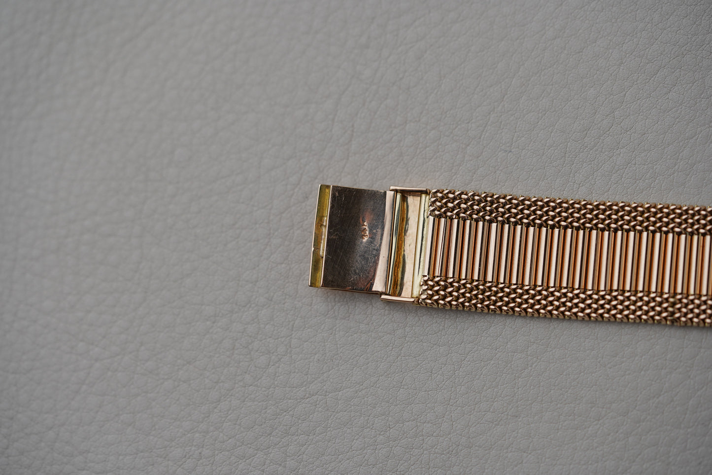 1960's IWC 18k Rose Gold Dress Watch Ref. 89 14k Rose Gold Bracelet