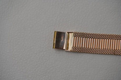 1960's IWC 18k Rose Gold Dress Watch Ref. 89 14k Rose Gold Bracelet