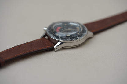 1960's Nivada Grenchen Aviator Sea Diver Chronograph 9989-8222