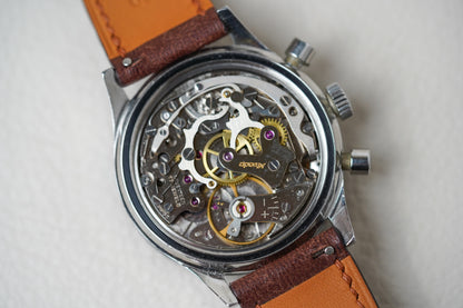 1960's Nivada Grenchen Aviator Sea Diver Chronograph 9989-8222