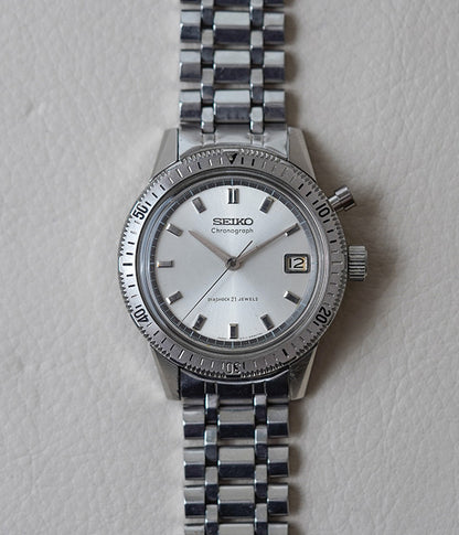 1960's Seiko Mono Pusher Chronograph 5717-8990