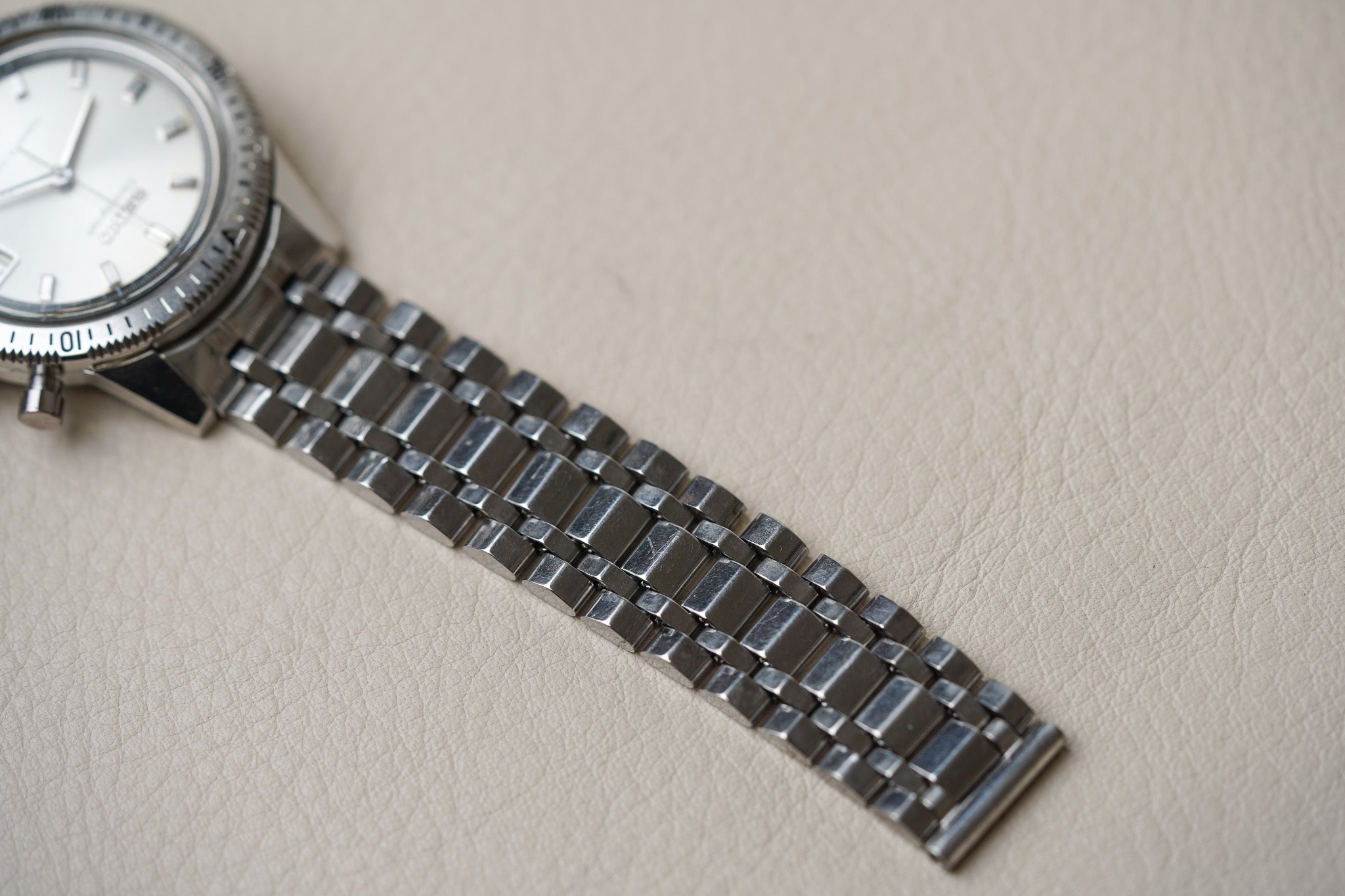 1960's Seiko Mono Pusher Chronograph 5717-8990