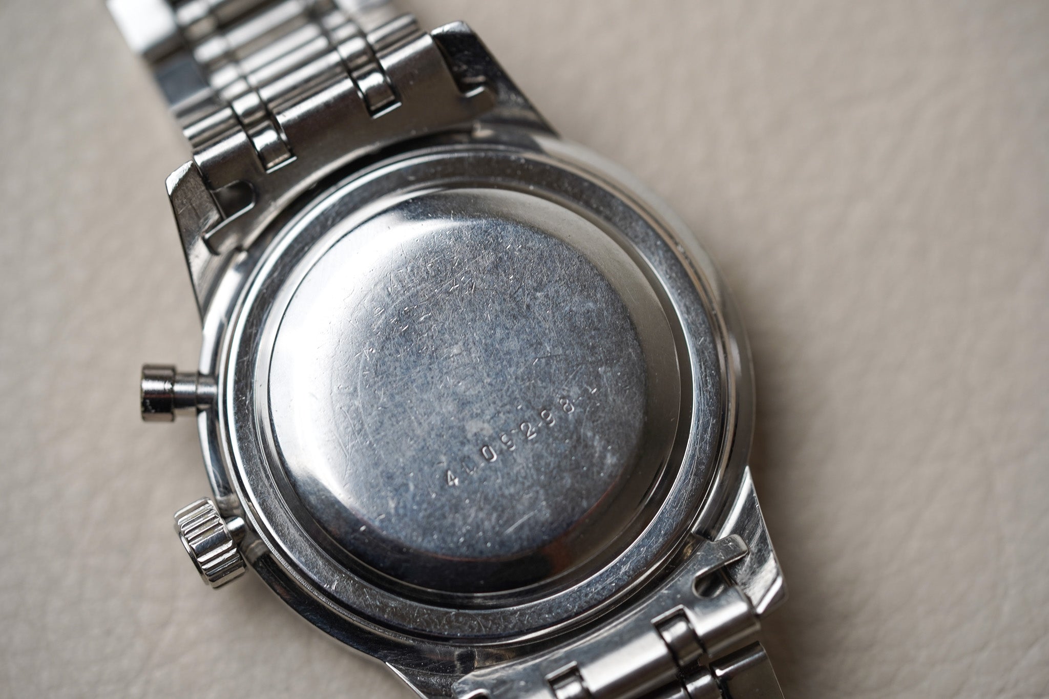 1960's Seiko Mono Pusher Chronograph 5717-8990