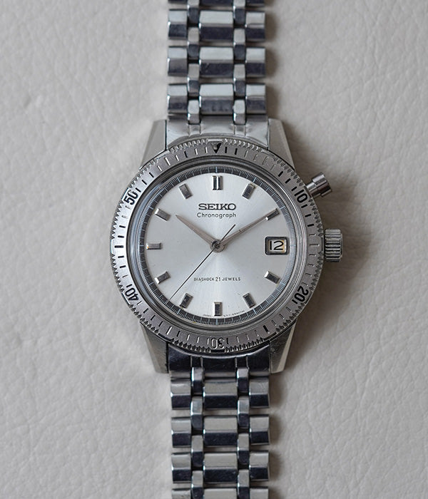 1960's Seiko Mono Pusher Chronograph 5717-8990