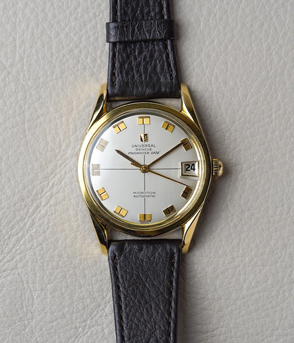 1960's Universal Genève Polerouter Date 204504-1