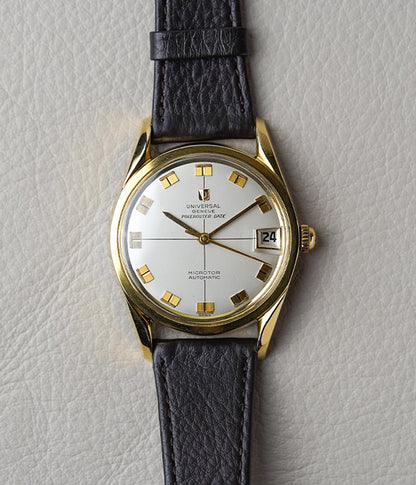 1960's Universal Genève Polerouter Date 204504-1