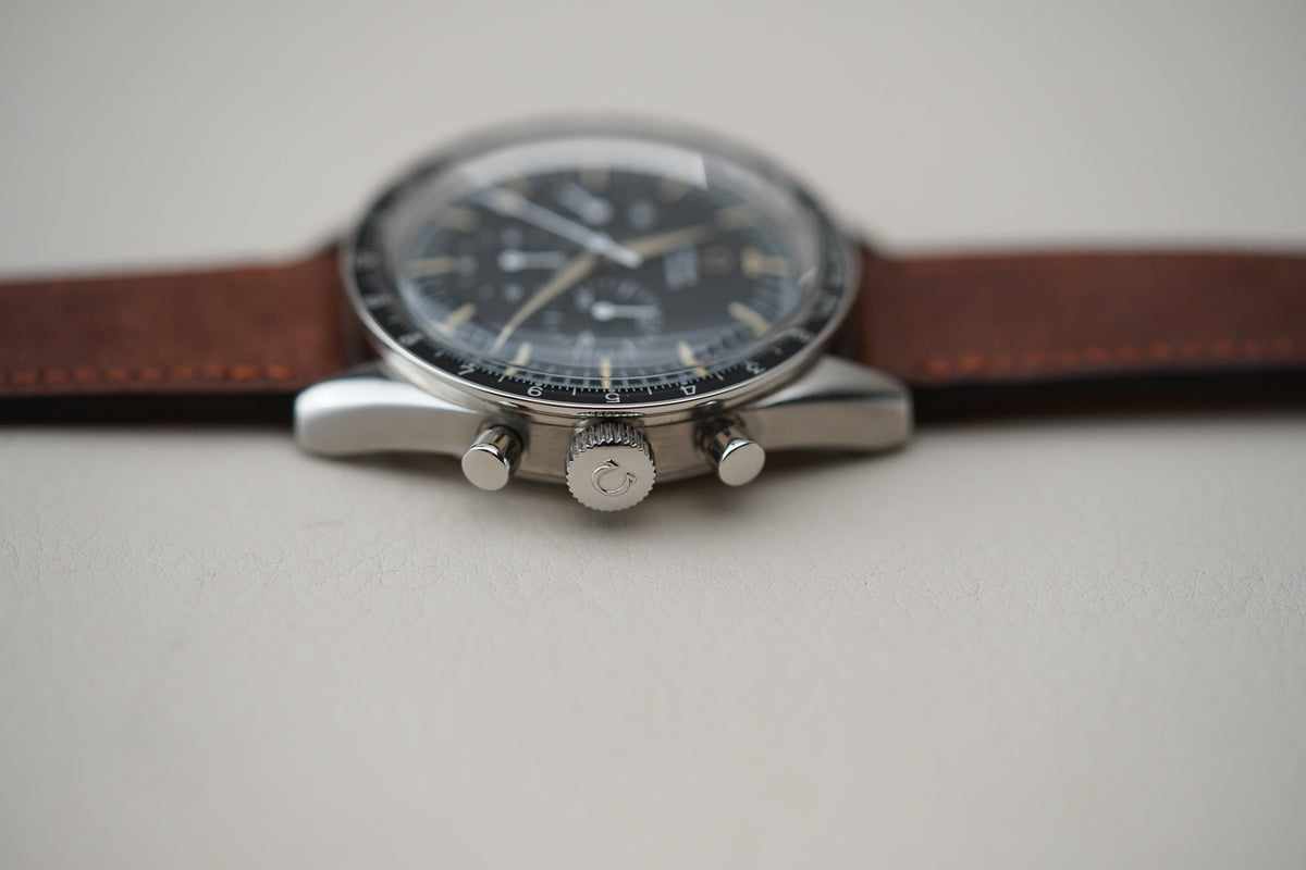 1963 Omega Speedmaster 105.002-62 Alpha Hands KM Telemeter Bezel