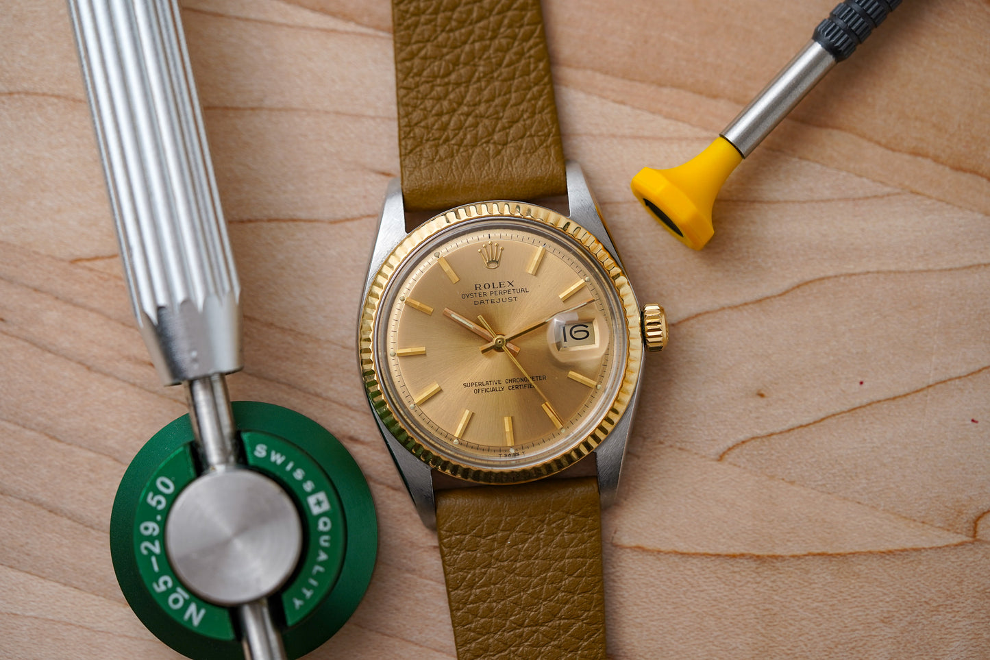 1966 Rolex Datejust 1601 Two Tone
