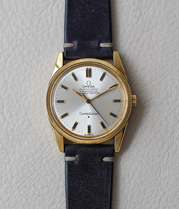 1968 Omega Constellation Ultra-Thin Starburst Opaline Silver 167.021