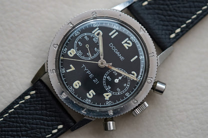 1969 Dodane Type 21 Military Flyback Chronograph