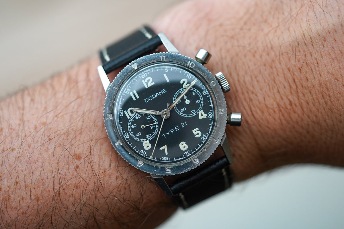 1969 Dodane Type 21 Military Flyback Chronograph
