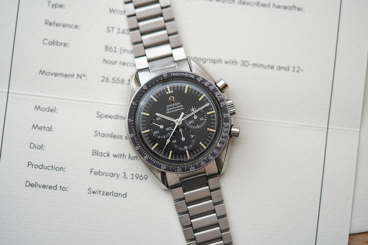 1969 Omega Speedmaster 145022 – 68 Transitional Moonwatch