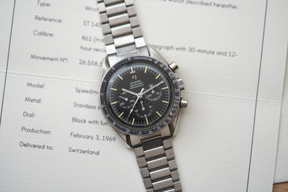 1969 Omega Speedmaster 145022 – 68 Transitional Moonwatch