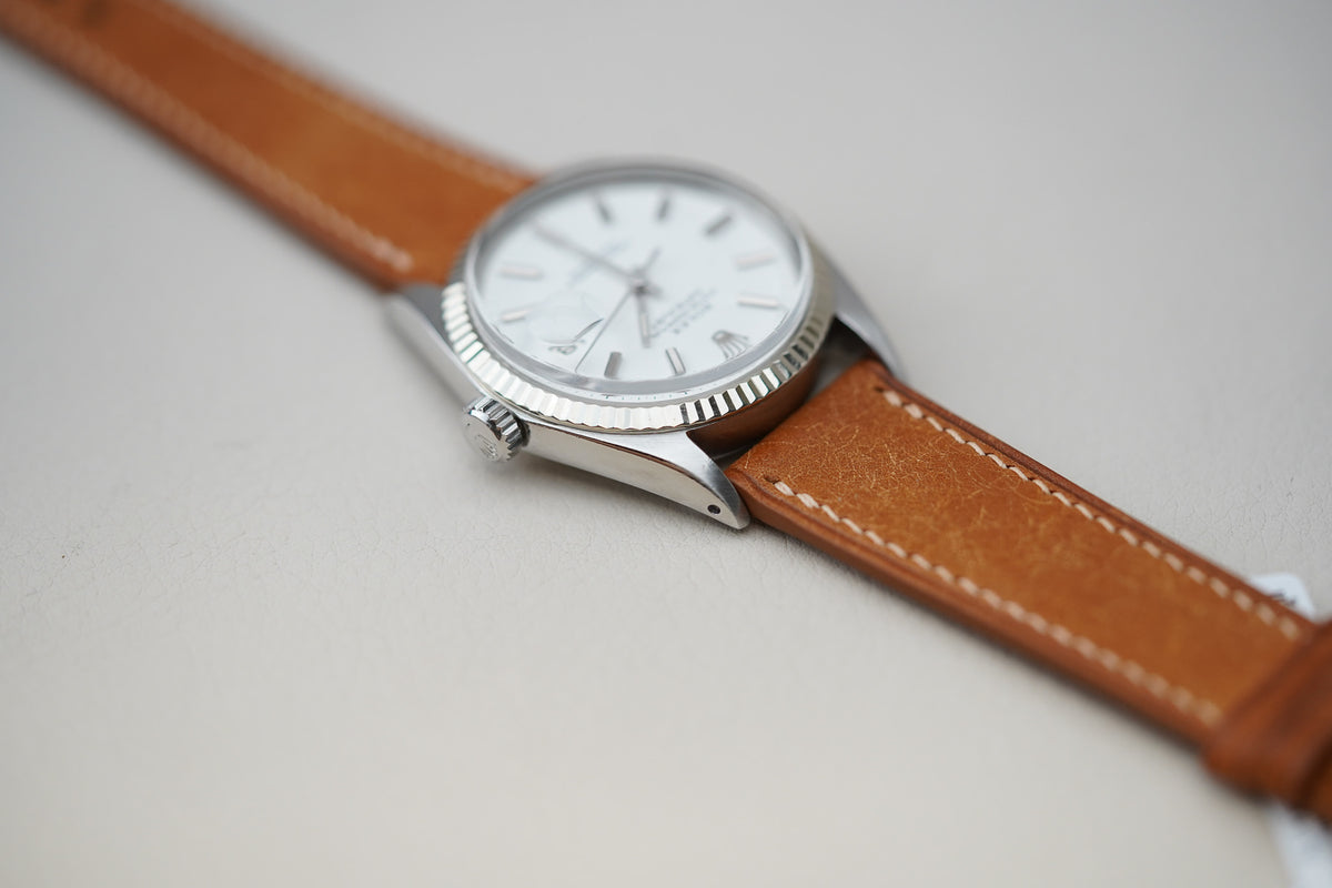 1969 Rolex Datejust 1601 White No Lume DIal