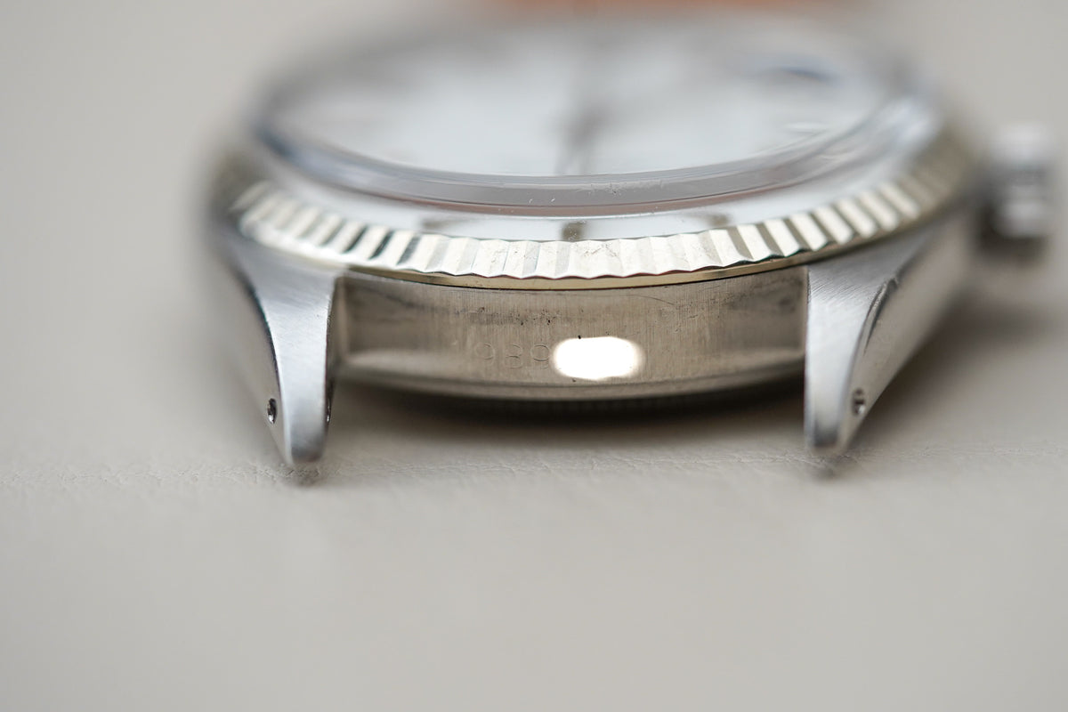 1969 Rolex Datejust 1601 White No Lume DIal
