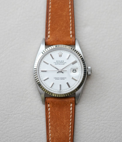1969 Rolex Datejust 1601 White No Lume DIal