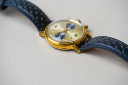1970's Breitling Chronograph "Blue Eyed Panda" 9122